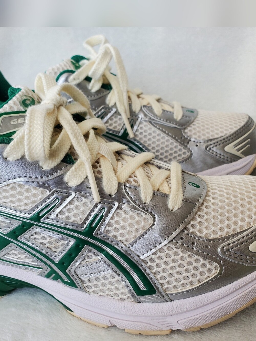Asics Gel 1130 Cream/Kale Womens 7.5 - Picture 12 of 13